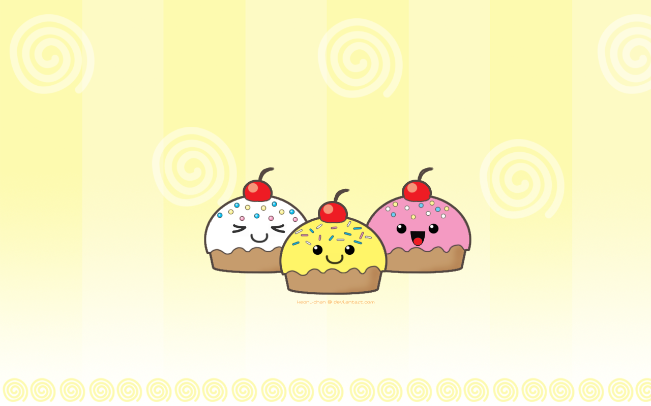 Cute Cupcakes Wallpaper