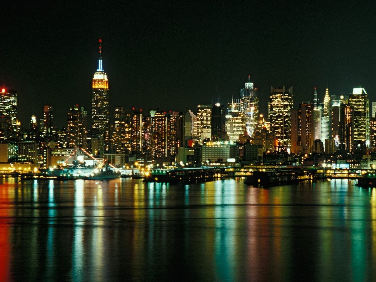 New York City Skyline As Seen From Weehawken Jersey