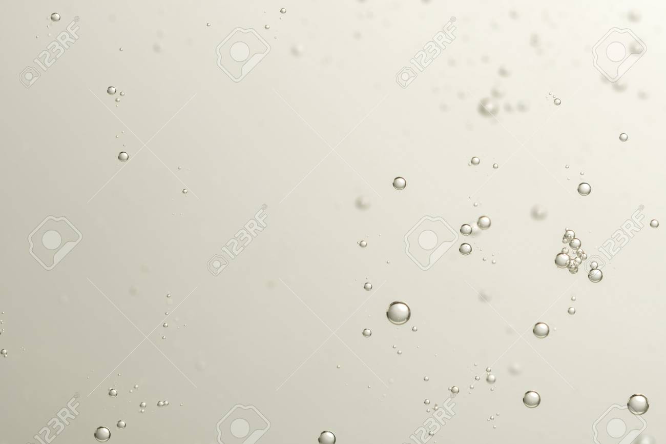Soda Fizz Bubbles Isolated Over A Blurred Background Stock Photo