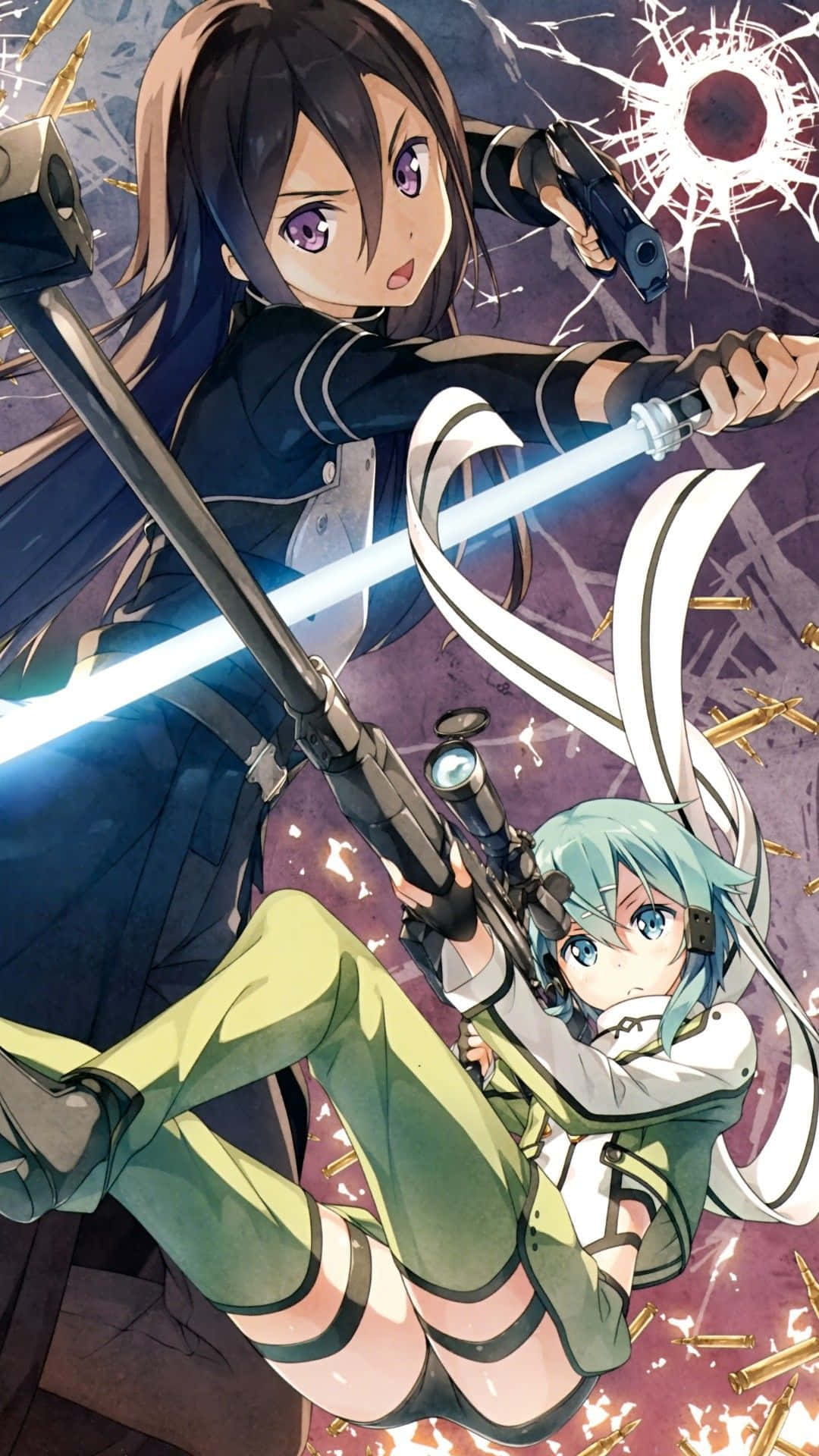 Fight Your Way To The Top With Sword Art Online iPhone Wallpaper