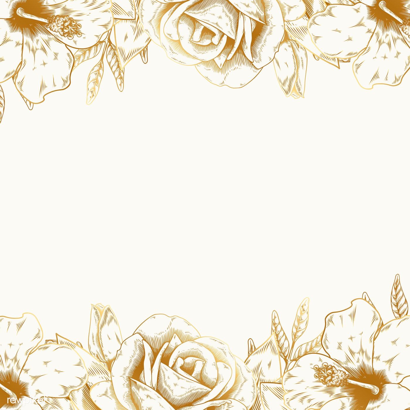 Free download Hand drawn rose framed background vector free image by  rawpixel [1400x1400] for your Desktop, Mobile & Tablet | Explore 38+ Framed  Backgrounds | Framed Wallpaper Ideas, Framed Wallpaper as Art, Framed  Wallpaper