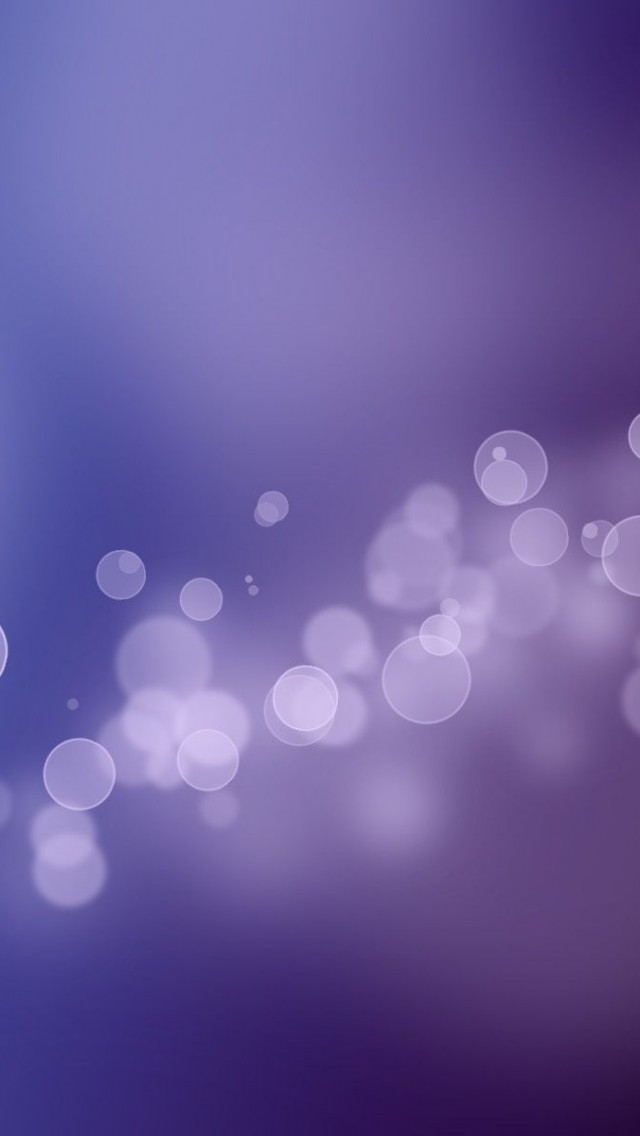 Ios Bokeh Bubbles Purple iPhone Wallpaper HD