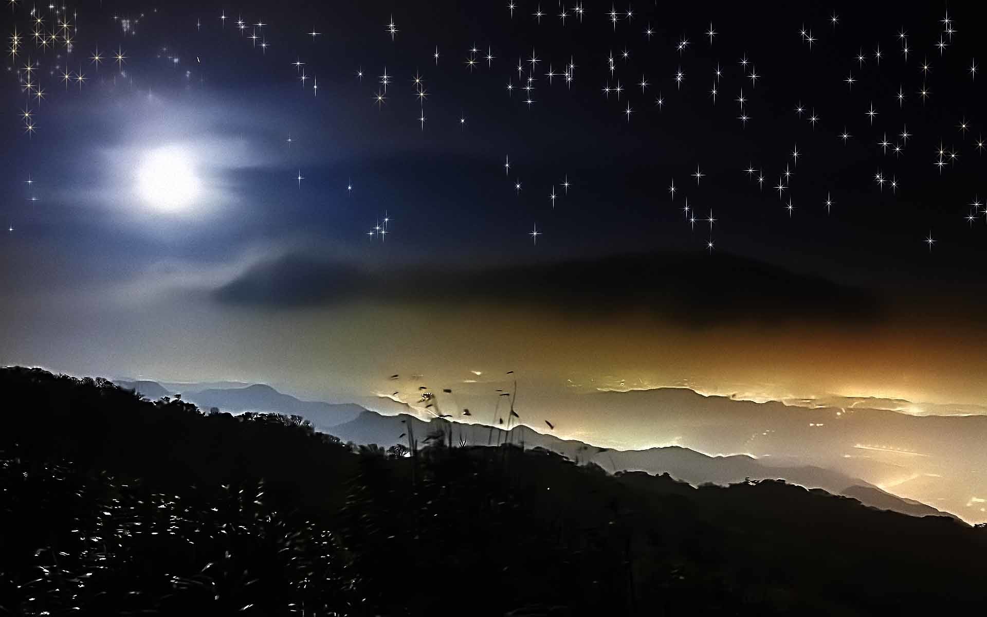 Beautiful Night Sky Wallpaper