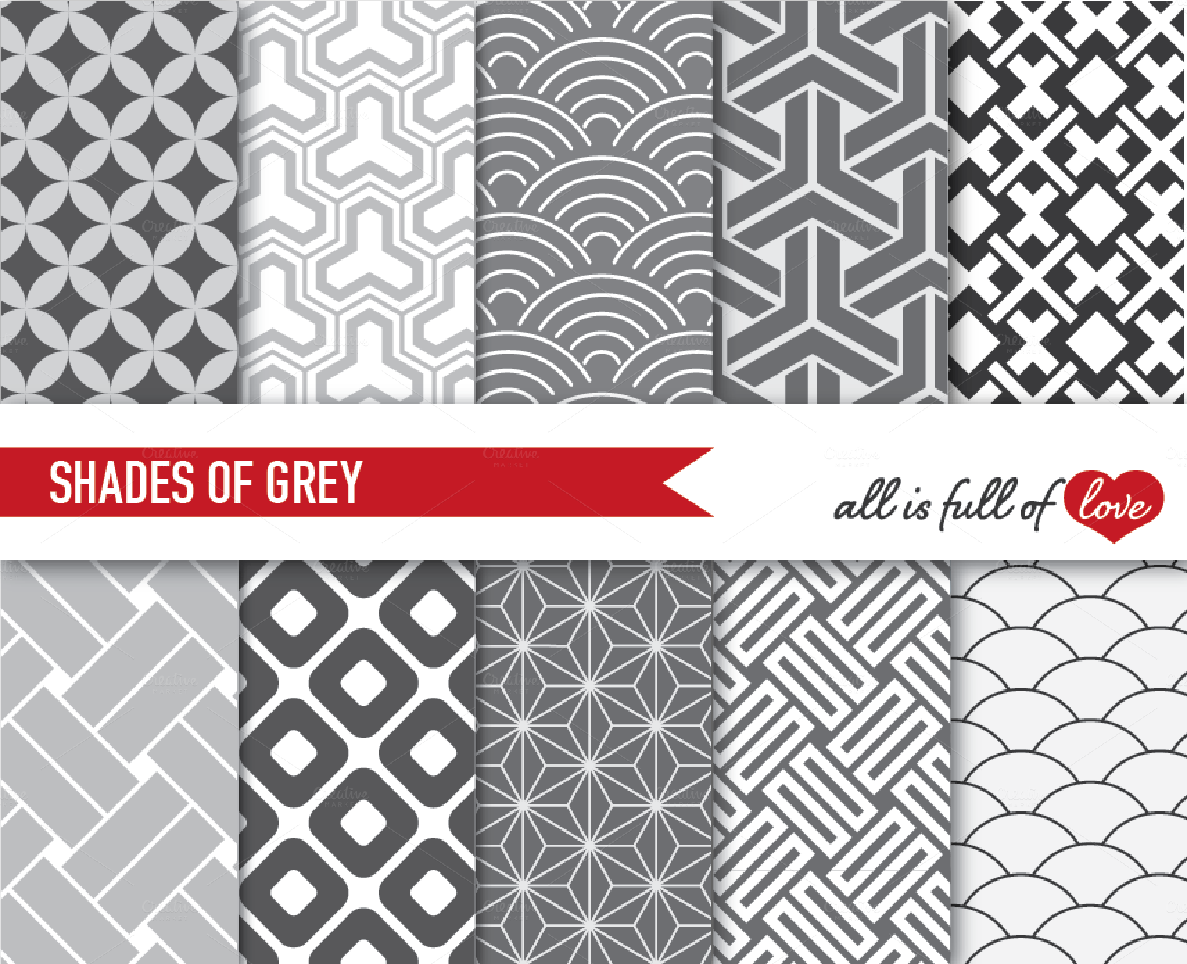 Graphics Japanese Paper Pack Shades Of Grey Patterns O Png