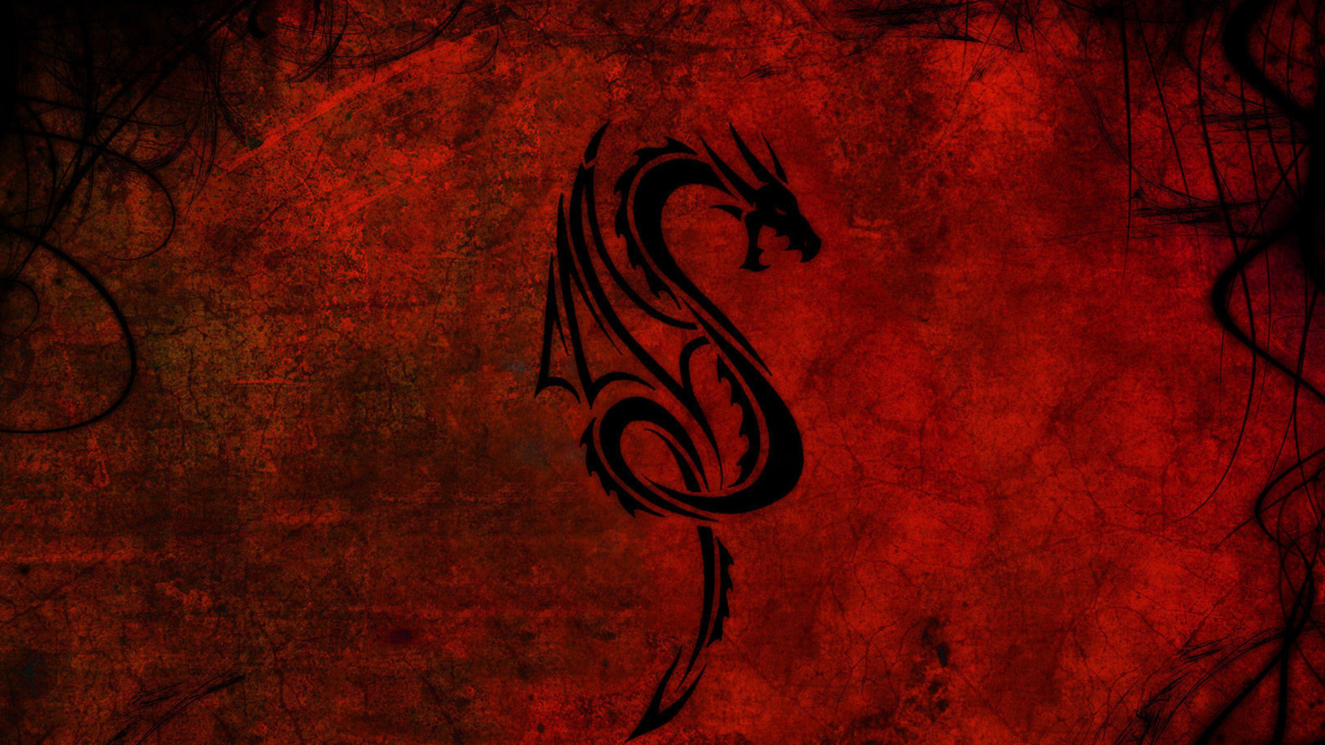Tribal Dragon Wallpaper For Desktop Full HD