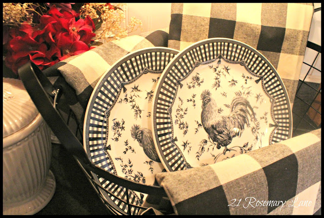 Lane A Few New Items For My Kitchen Black And White Buffalo Check