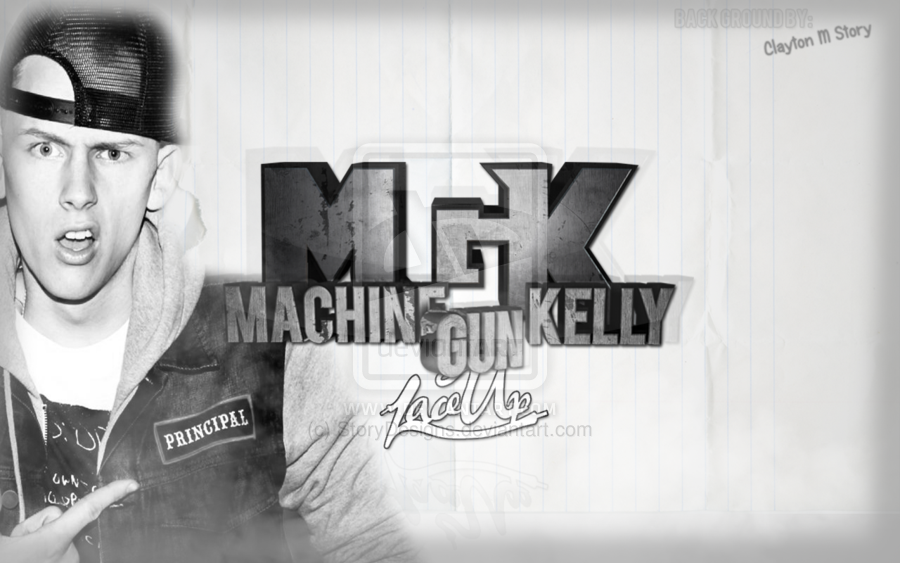 MGK Machine Gun Kelly Lace Up by StoryDesigns on
