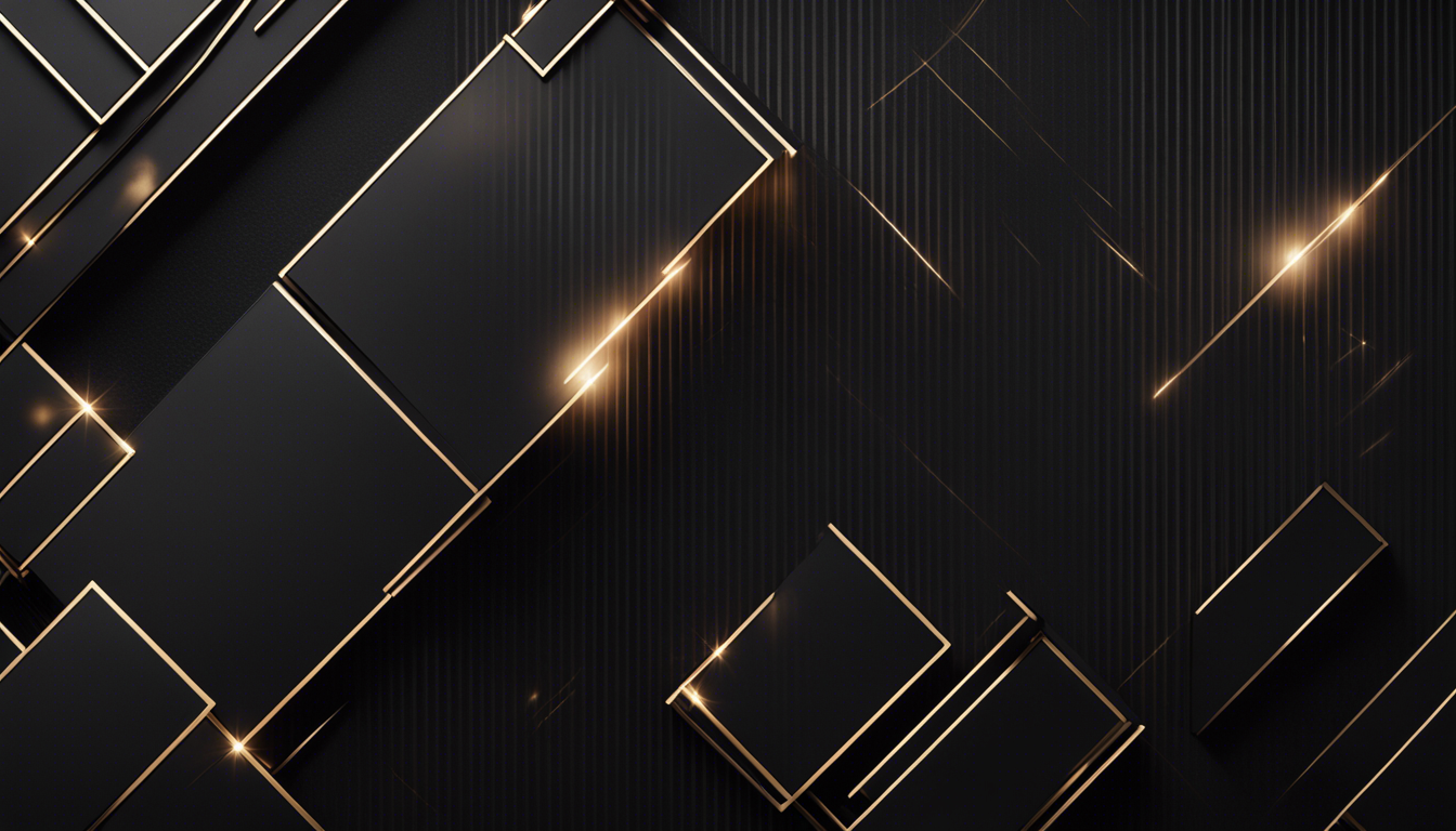 An Aesthetic Black HD Wallpaper Featuring A Sleek And Minimalist Design With Geometric Shapes Touch Of Metallic Accents The Should Evoke Sense Sophistication While Still Maintaining Modern Contemporary Look