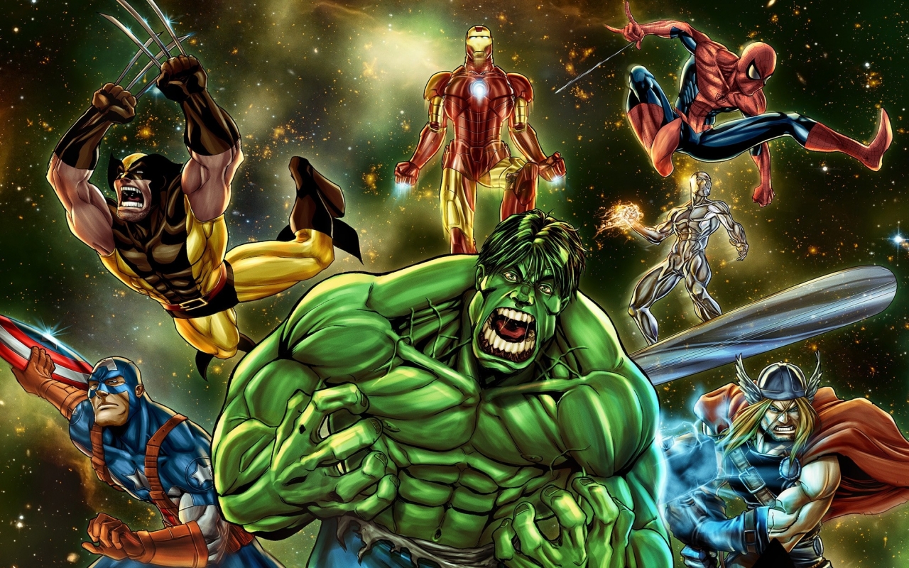 Iron Man Comics Thor Spider Man Captain America Wolverine Hd Wallpaper