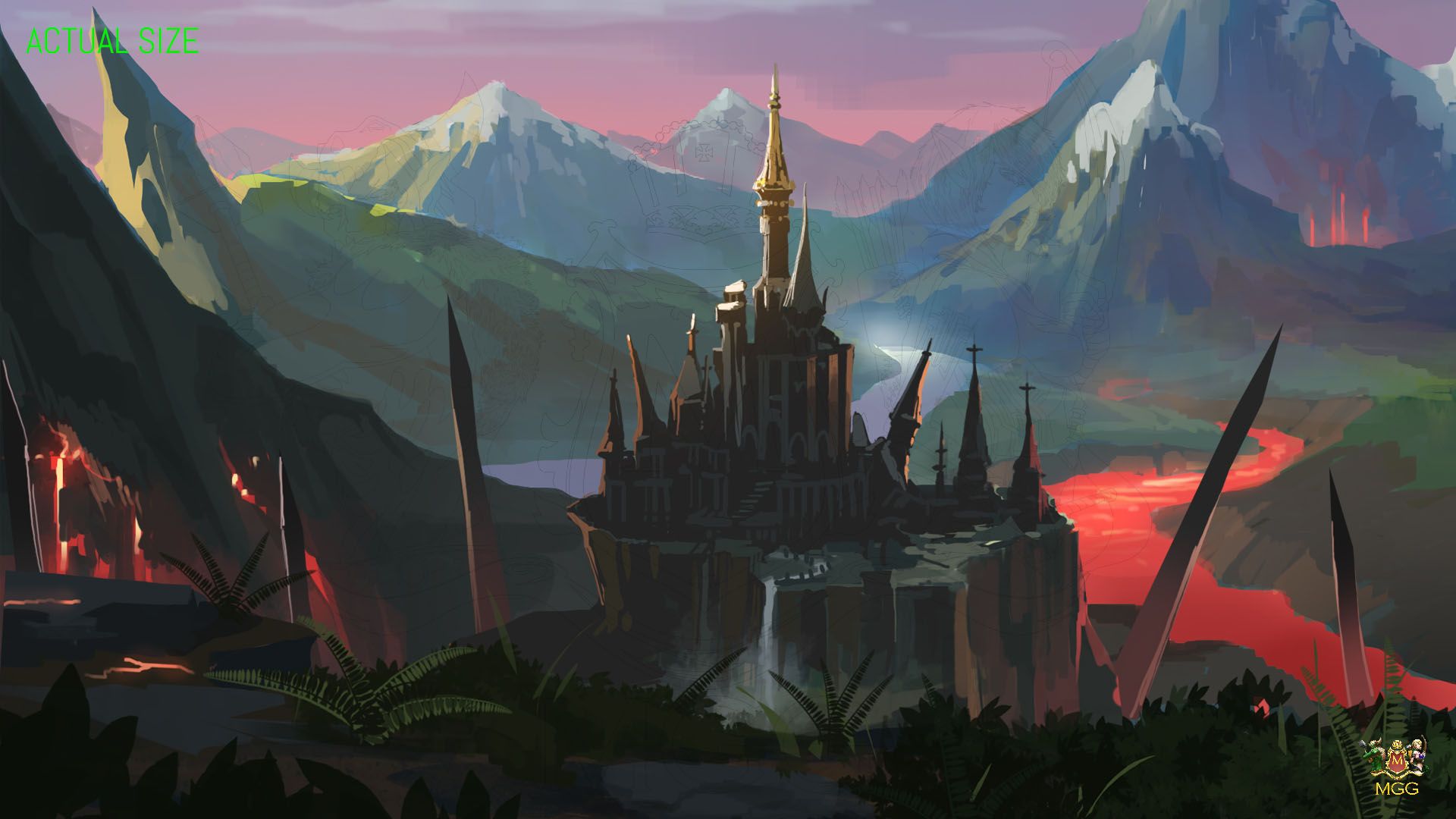 Castles Background By Mobilegamegraphics Skirmish Marketplace