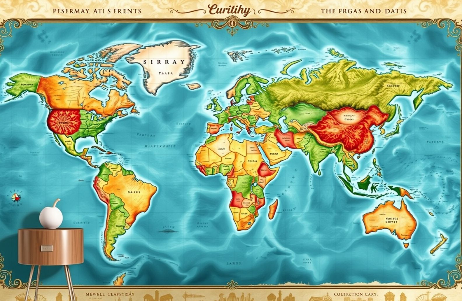 World Map Wallpaper High Resolution