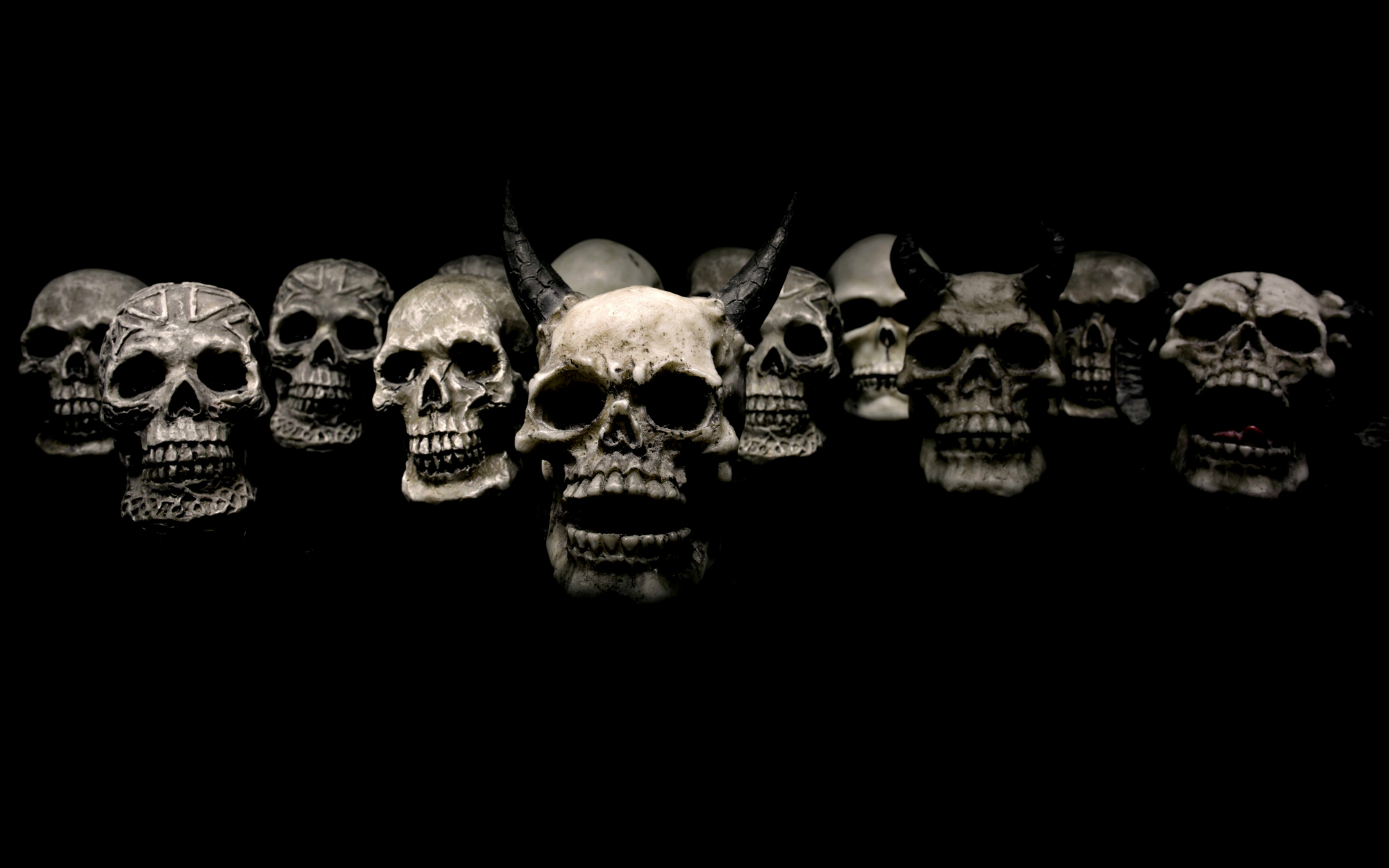 Scary Skulls Wallpaper Dark Evil Skull Picture