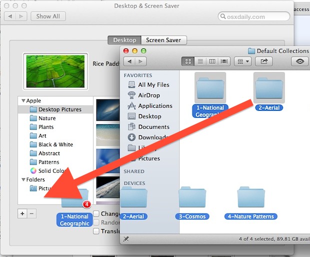 Want To Add More Wallpaper The Desktops Preference Panel In Mac Os