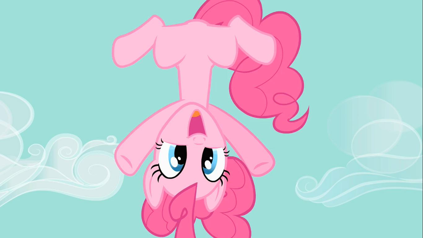 My Little Wallpaper Pony Upside Down Pinkie