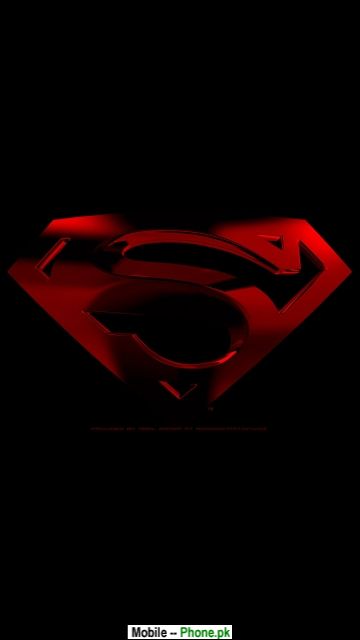 Black And Red Superman Logo Wallpaper Dark red superman logo