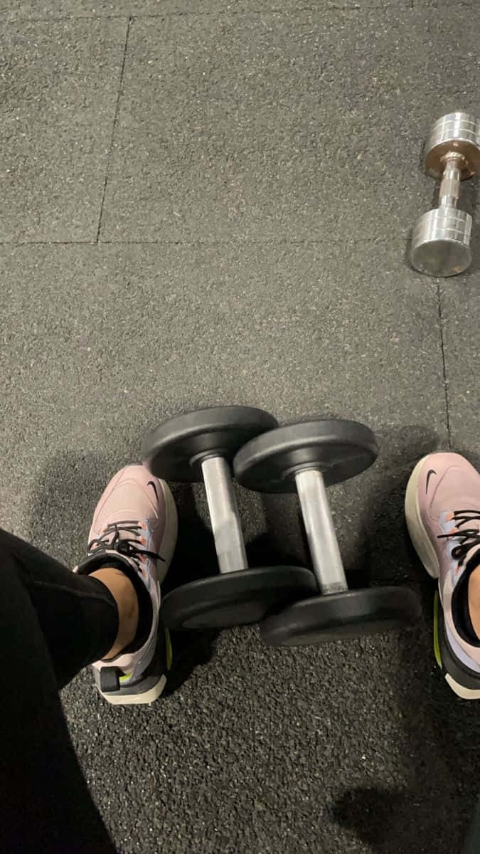 Gym Girl Aesthetic Wallpaper