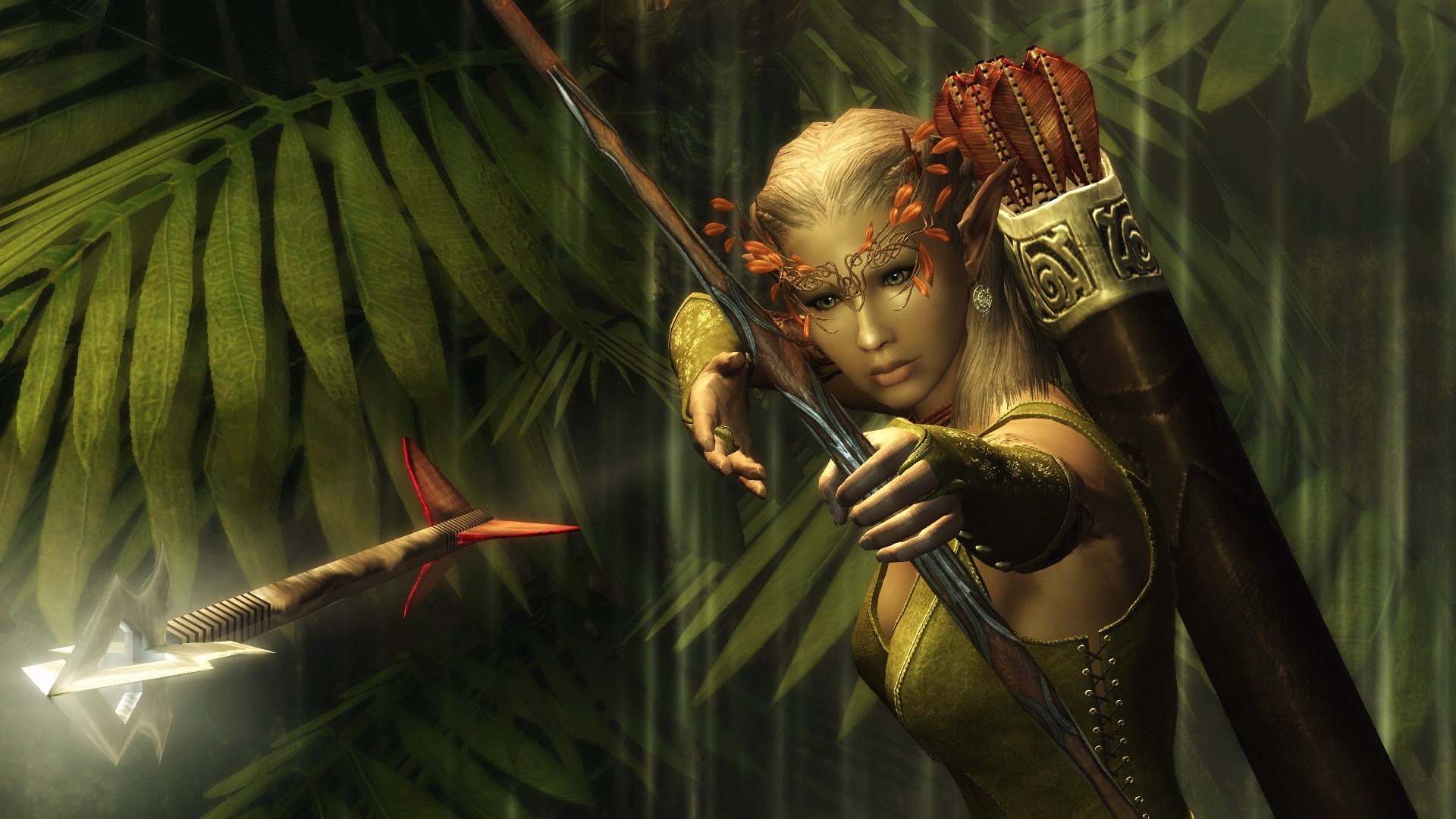 skyrim female archer armor mod