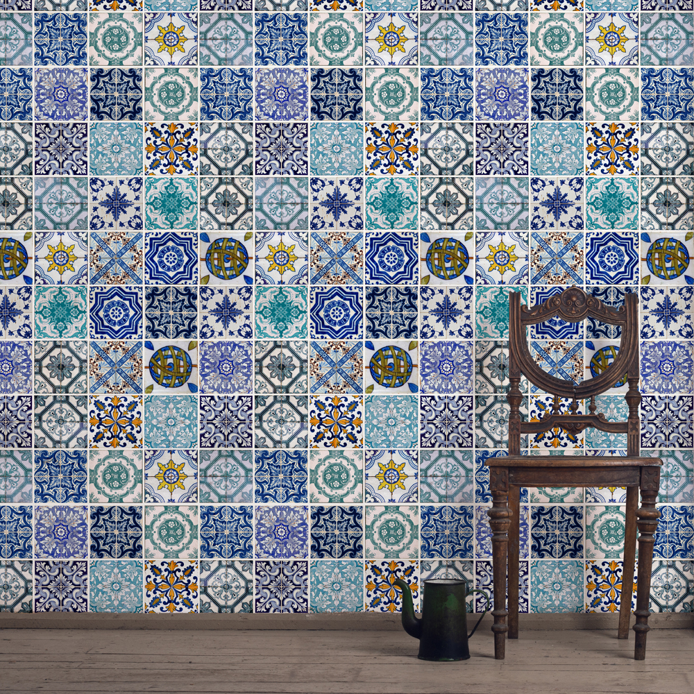 Lisbon Tile Wallpaper From Digetex Home Made By
