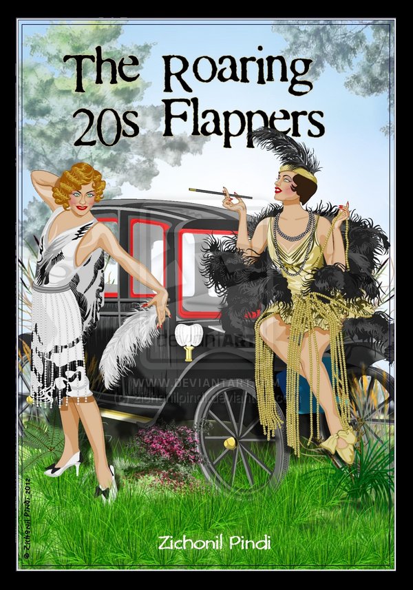 Roaring 20s Wallpaper Flapper