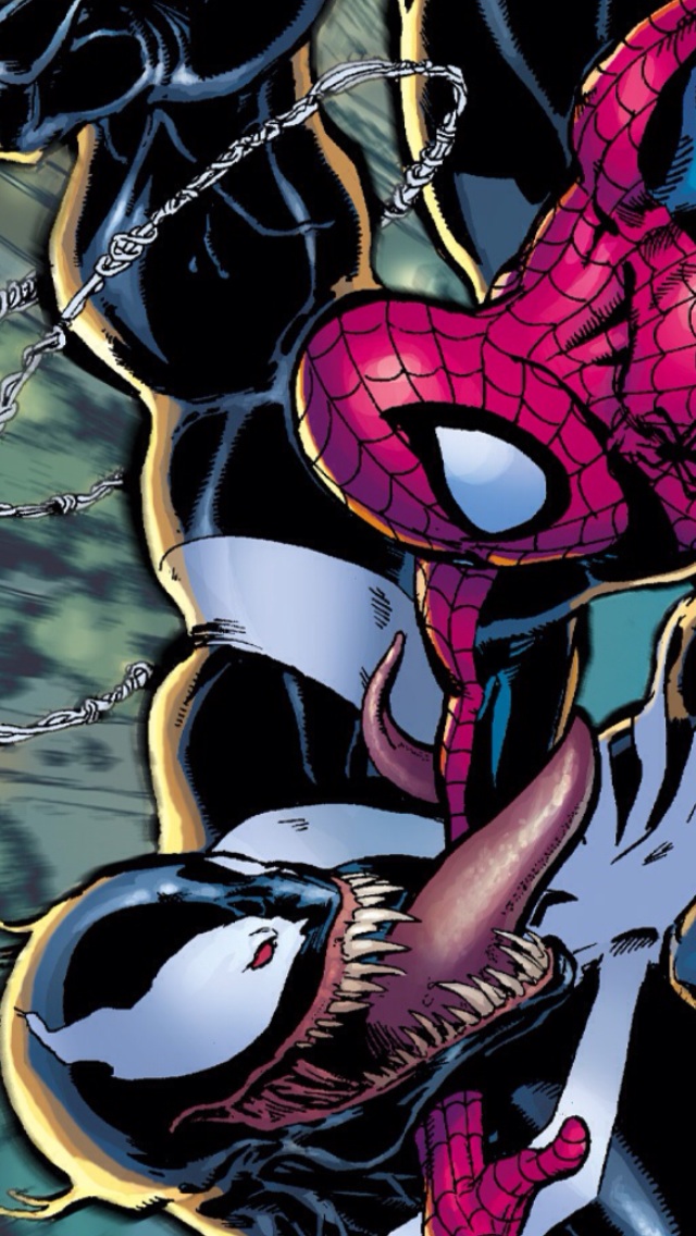 Spiderman Venom iPhone Wallpaper