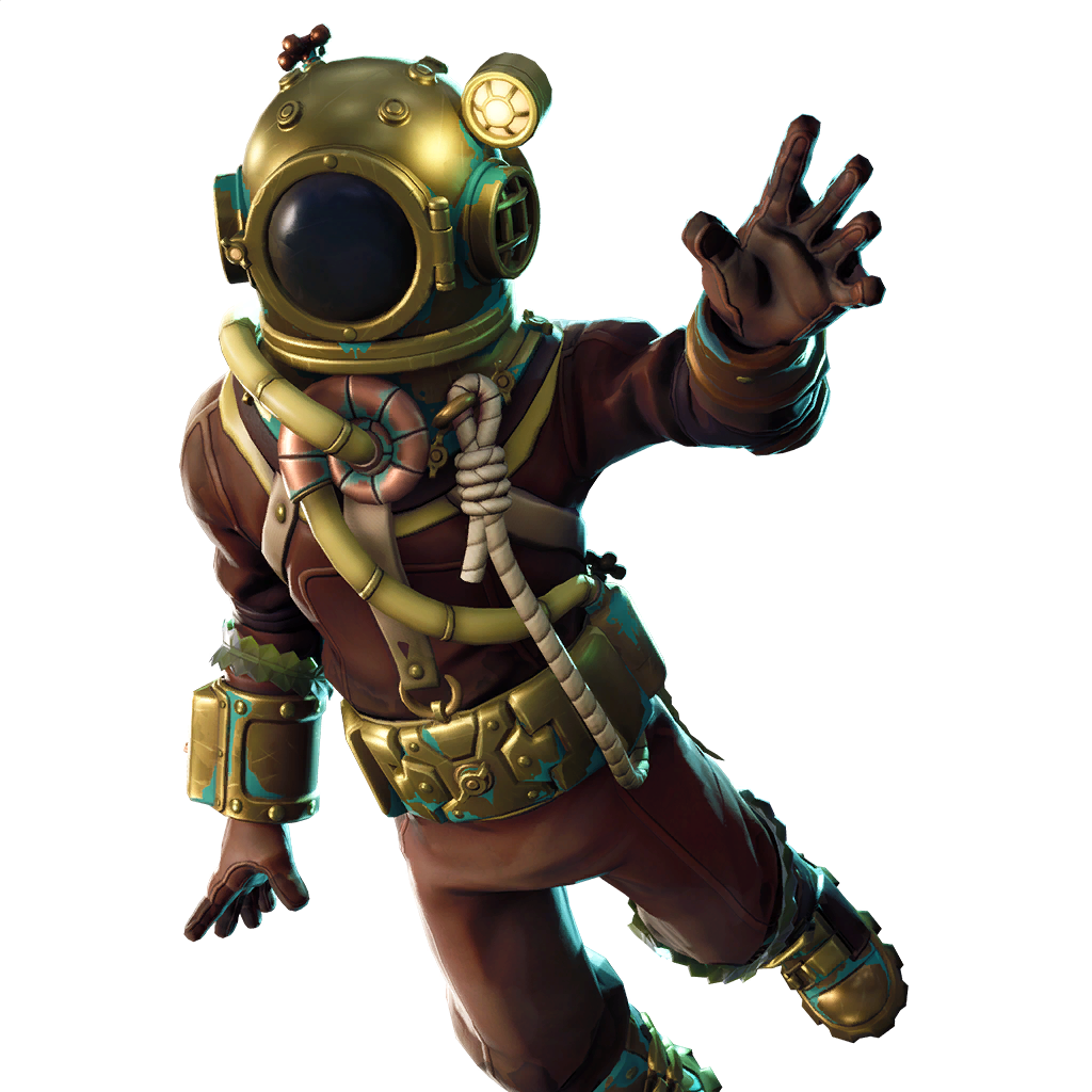 Epic Deep Sea Destroyer Outfit Fortnite Cosmetic Cost V