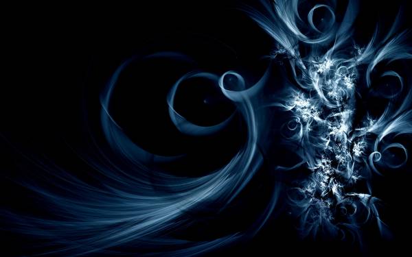 Wallpaper Abstraction Sweep Devil Wind Blue Lines HD