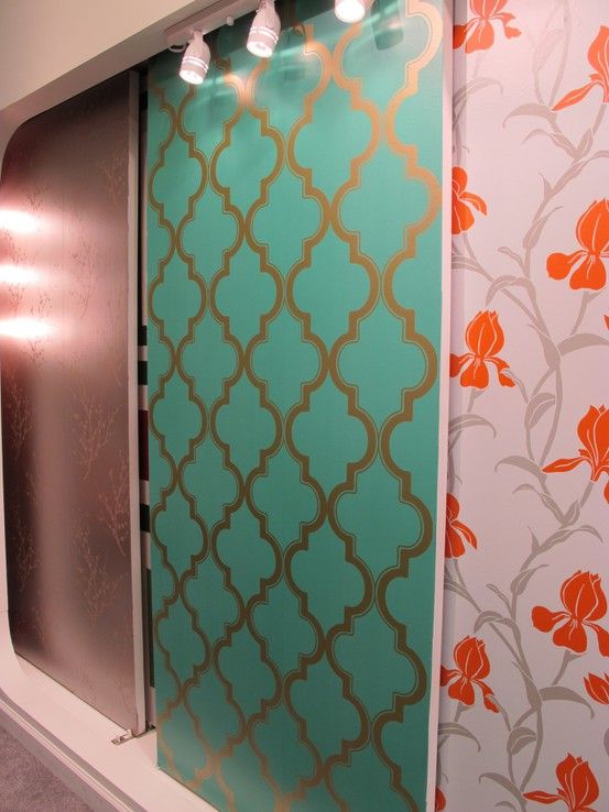 Removable Wallpaper Renter Friendly Love The Teal And Gold Print