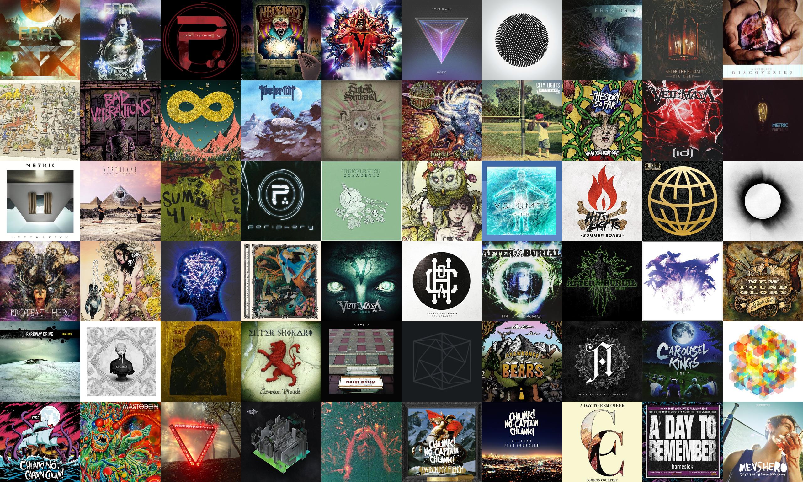 Northlane Tiled Desktop Wallpaper