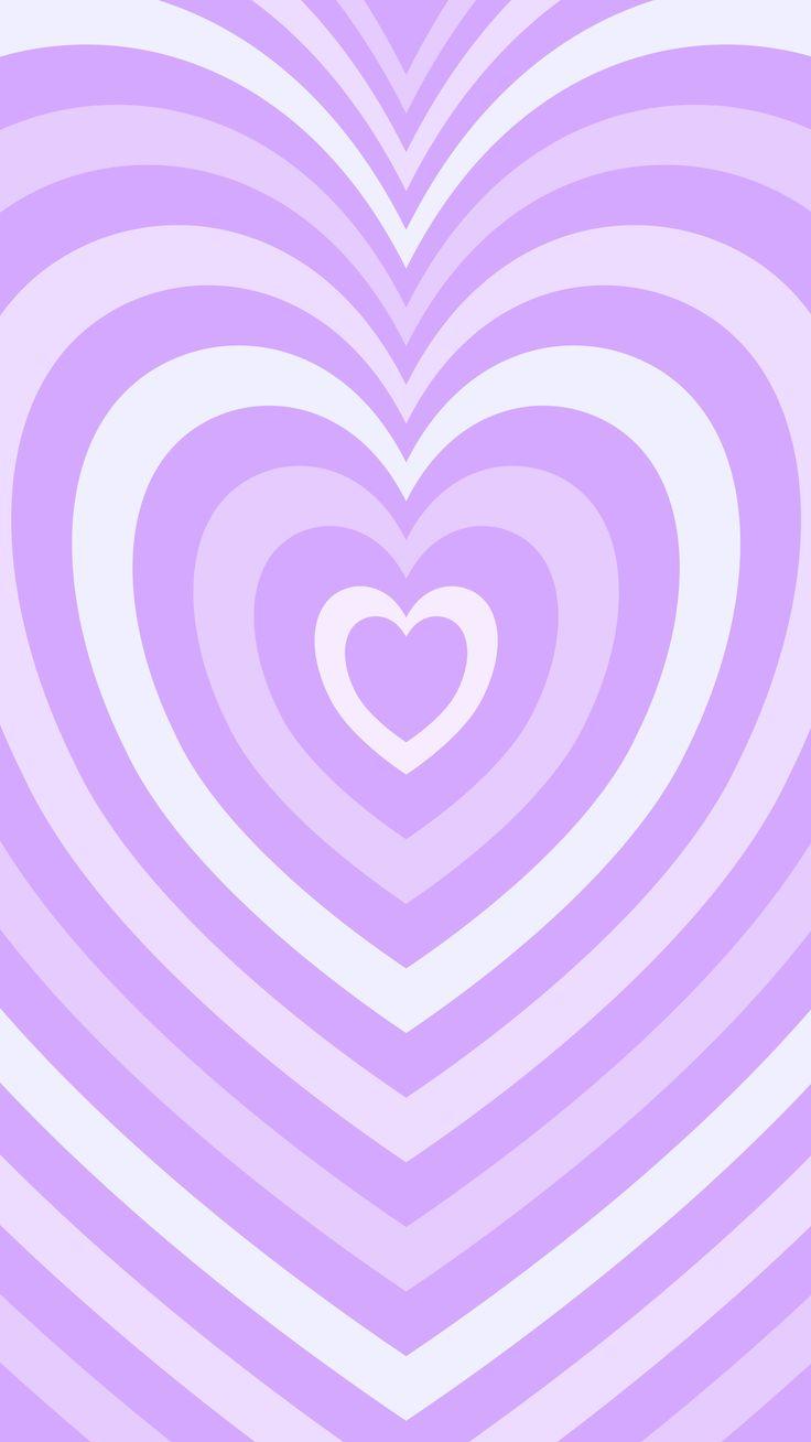 Phone Wallpaper Background Valentines Day Purple Hearts