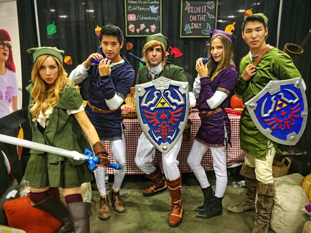Meghan Camarena On Legend Of Zelda Group Cosplay Visit