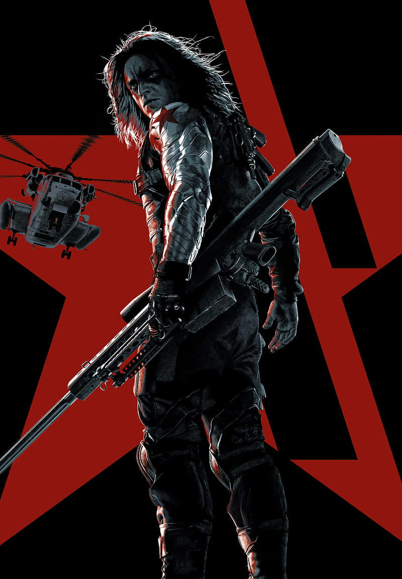 Bucky Barnes With His Revolutionary iPhone Wallpaper