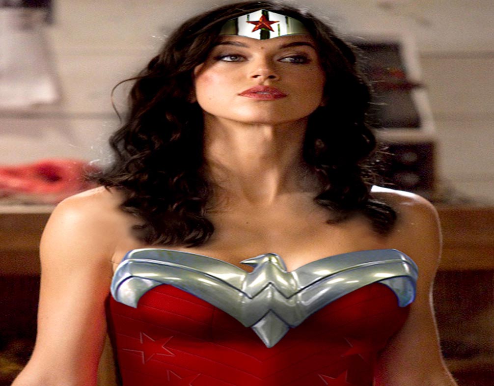 Download Adrianne Palicki In Wonder Woman Costume HD Wallpaper Wide