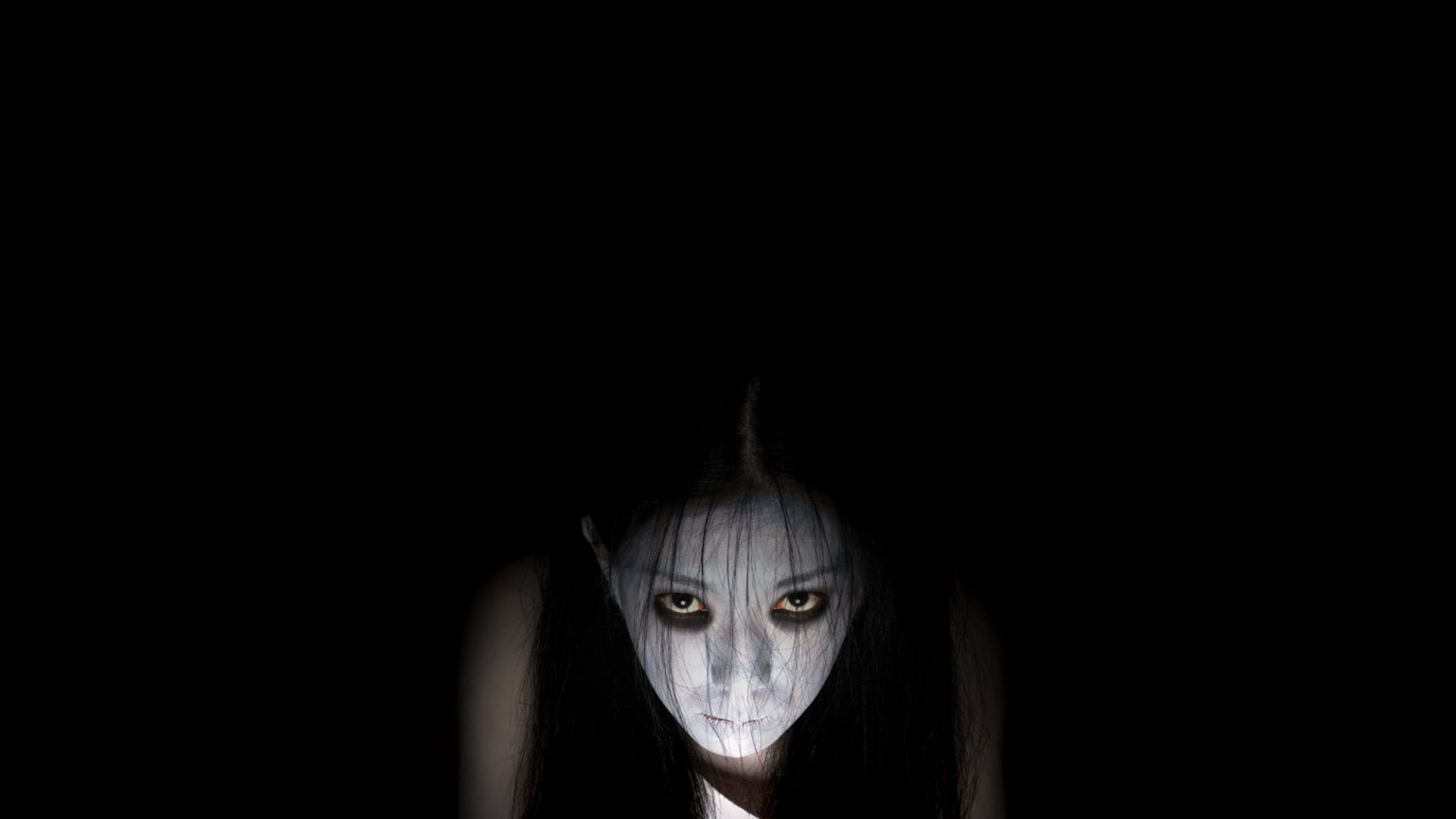 Sadako Digital Wallpaper The Grudge Horror Face HD