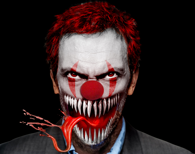 Evil Clown Vektorgrafik