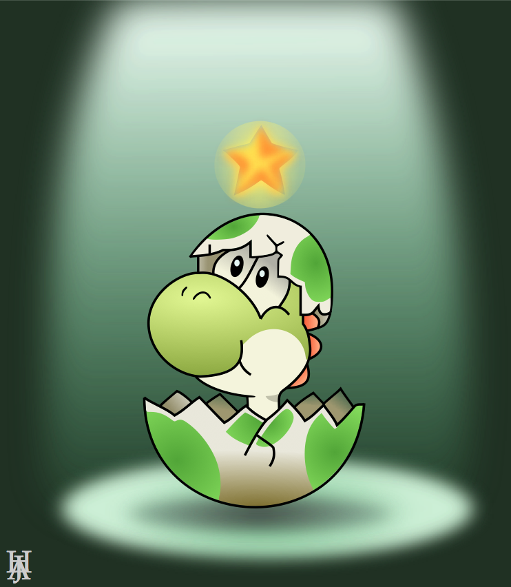 Cute Baby Yoshi Wallpaper Star Child By