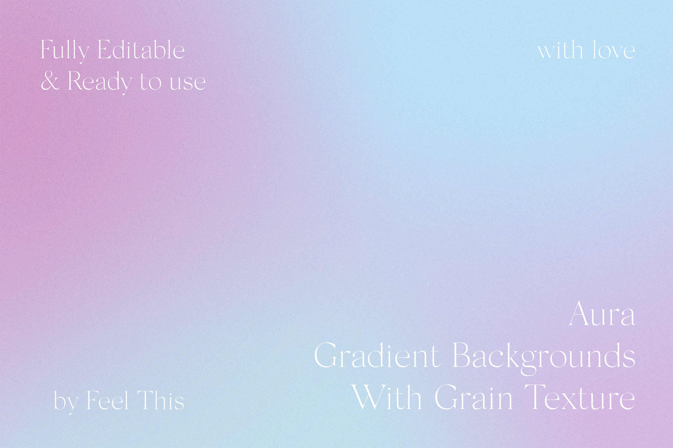 Aura Energy Gradient Background With Grain Texture Ps On