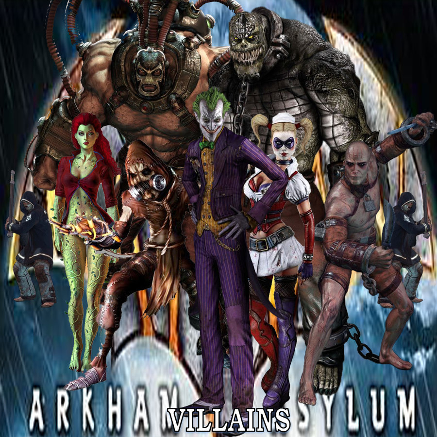 Batman Arkham Asylum Villains by Carpe iocus 32 900x900