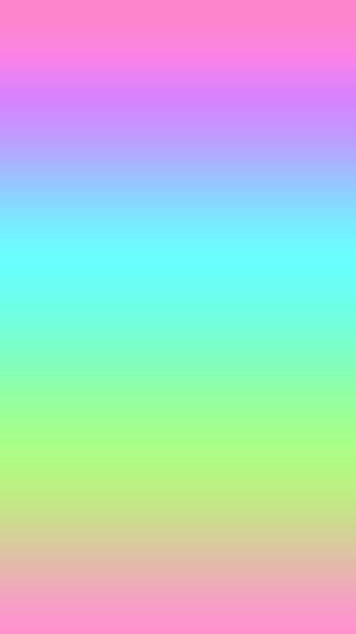 Pastel Rainbow iPhone Wallpaper