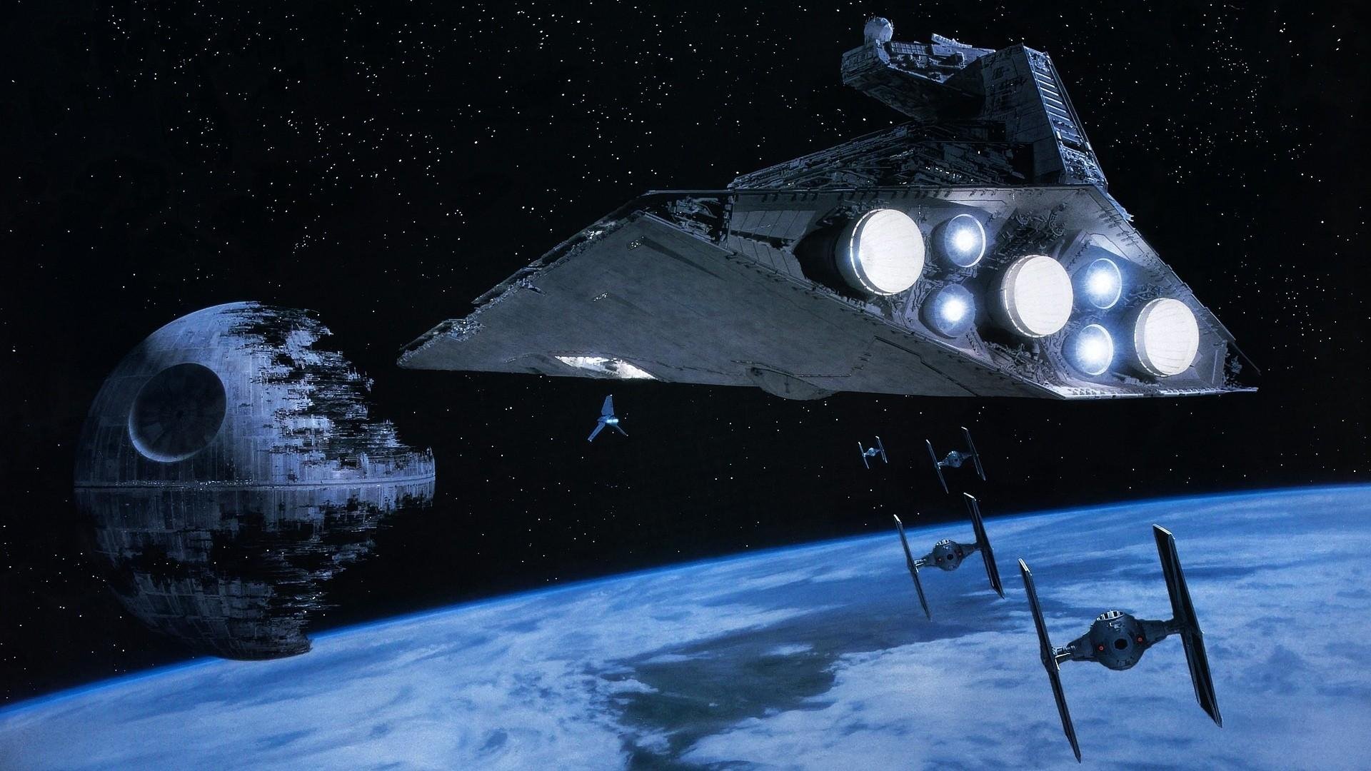 Return Of The Jedi Space Battle Wallpaper