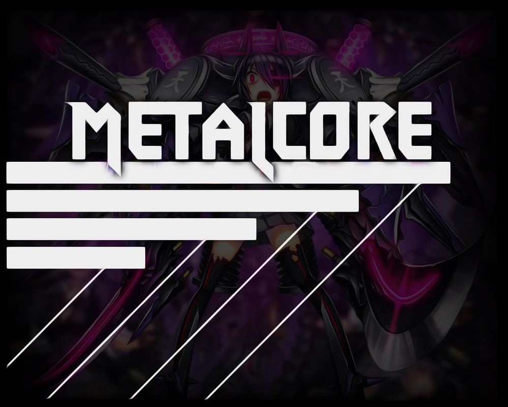 Metalcore Wallpaper Anime Girl