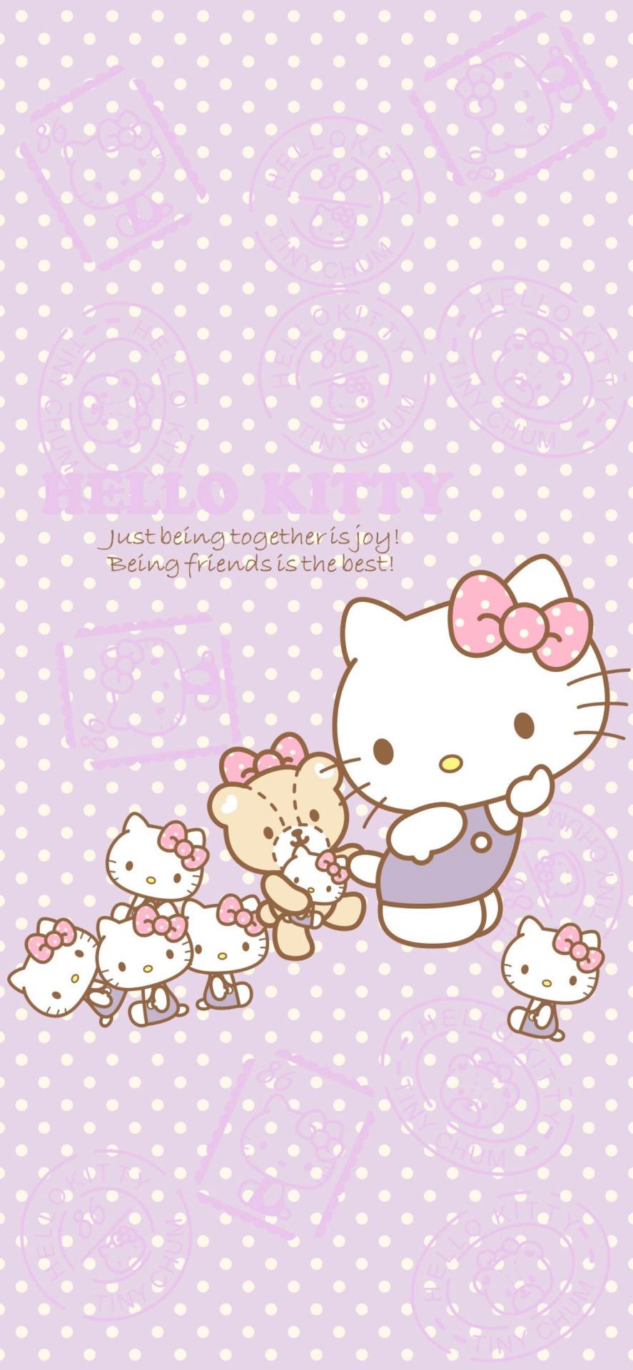 Be Positive Hello Kitty Wallpaper
