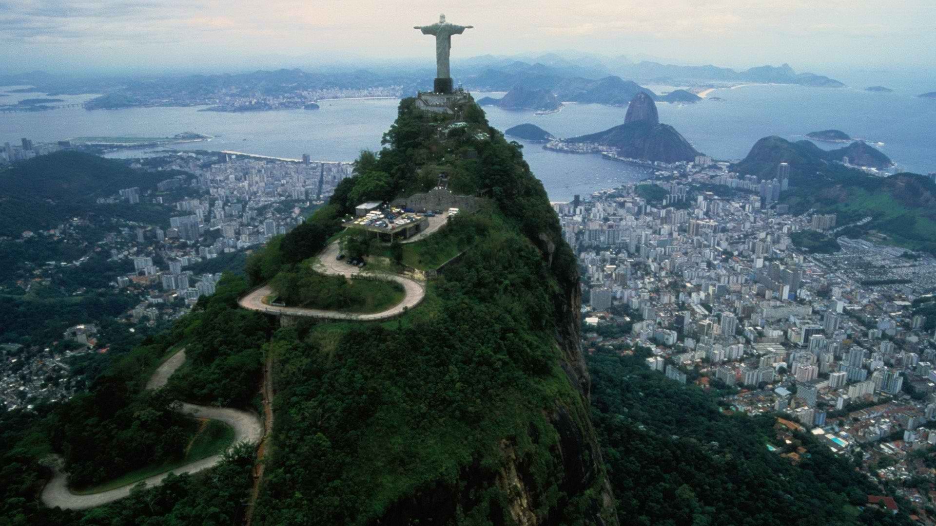 Brazil Rio De Janeiro Cristo Redentor Christ The Redeemer Wallpaper