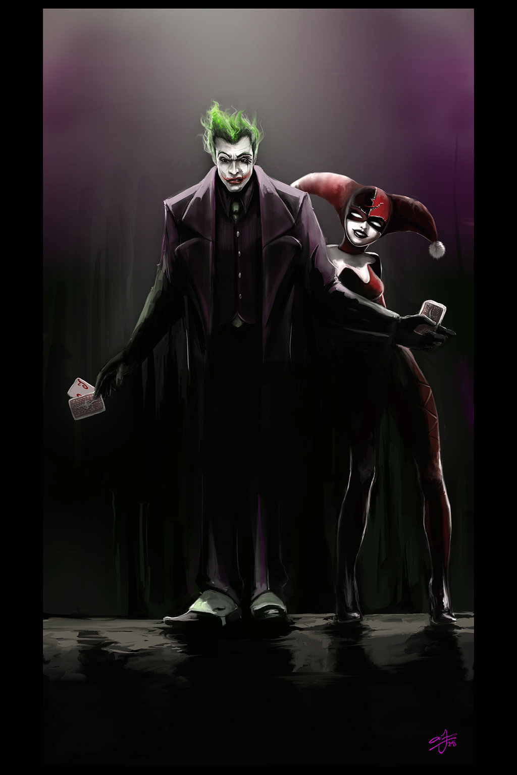 The Joker Wallpaper And Harley Quinn