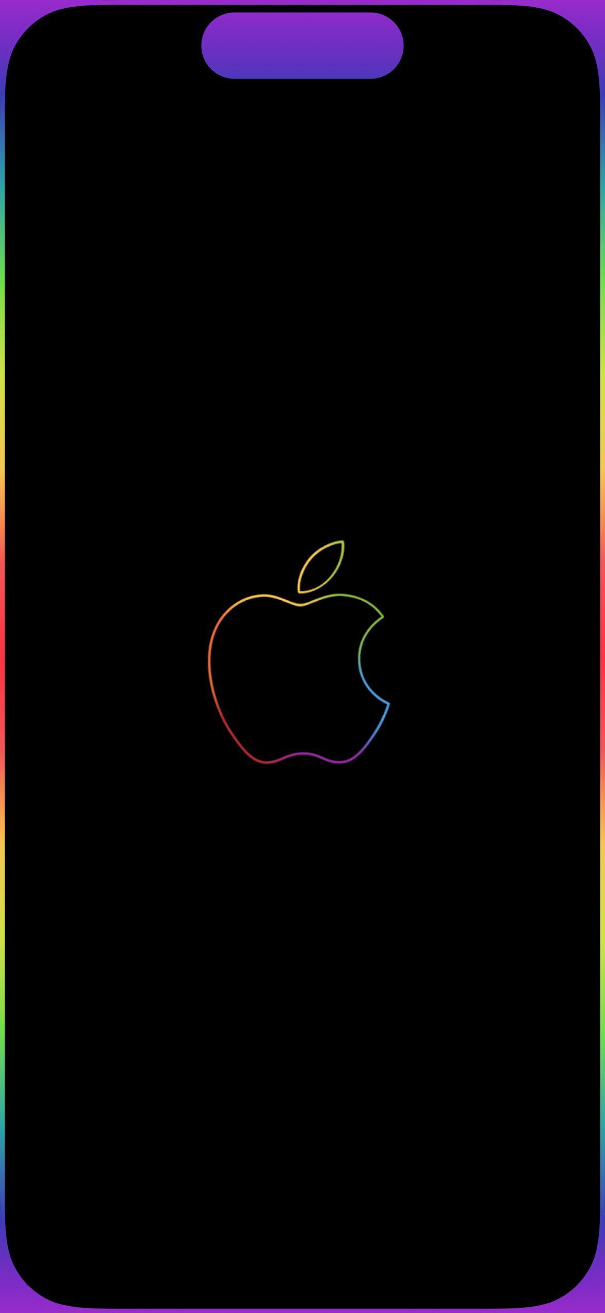 iPhone Pro Neon Border Wallpaper Yup You Are Wele R