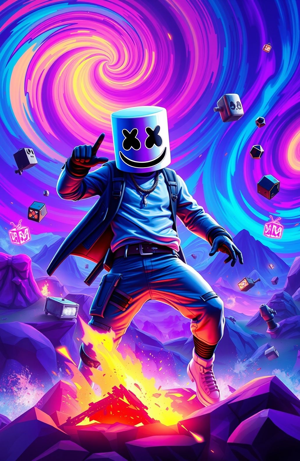 Marshmello Fortnite Wallpaper