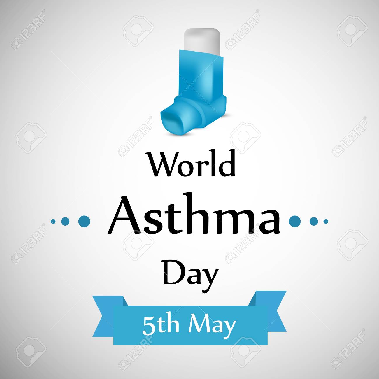 World Asthma Day Background Royalty Cliparts Vectors And