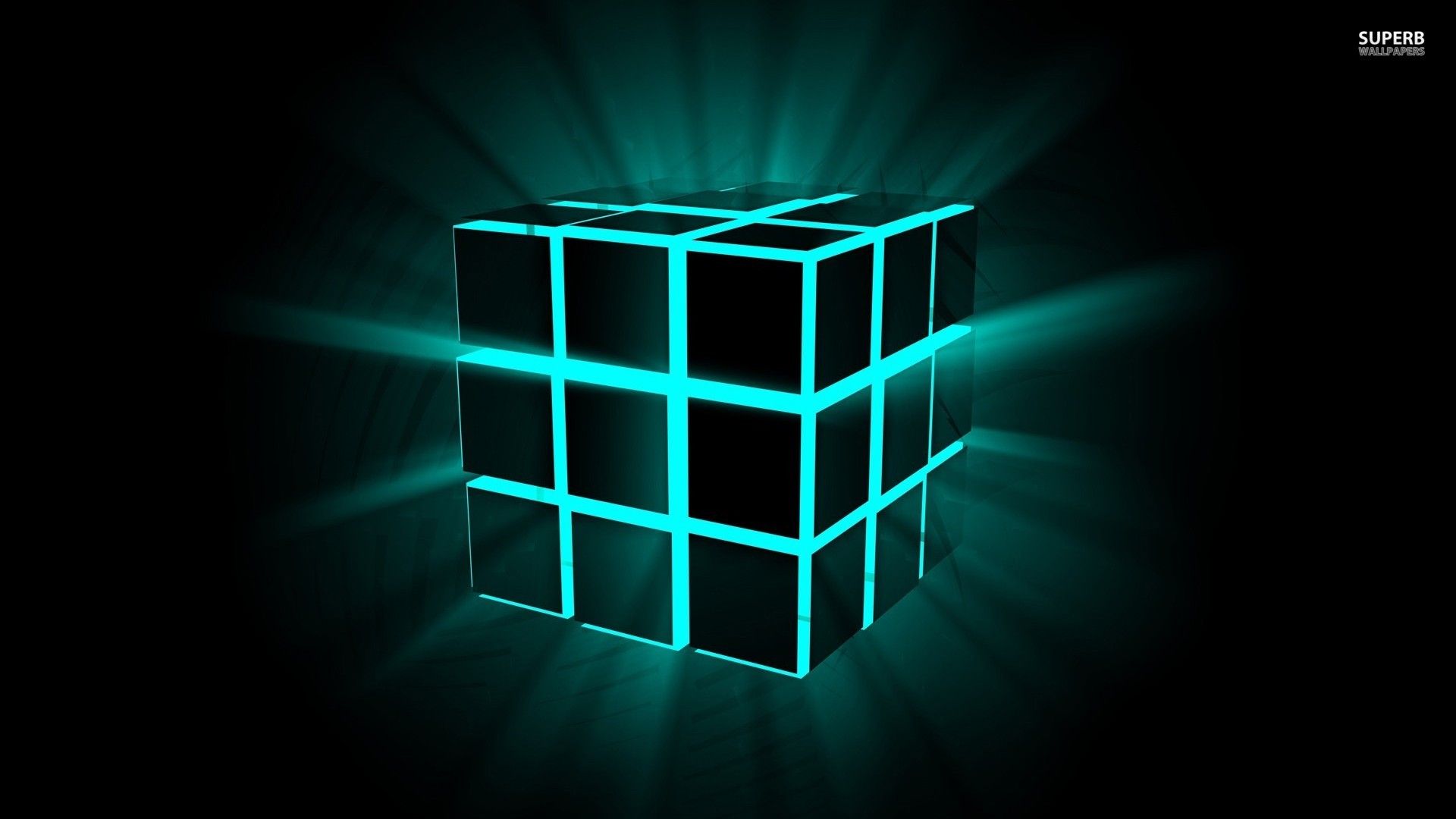 Neon Cubes HD Wallpaper Inn