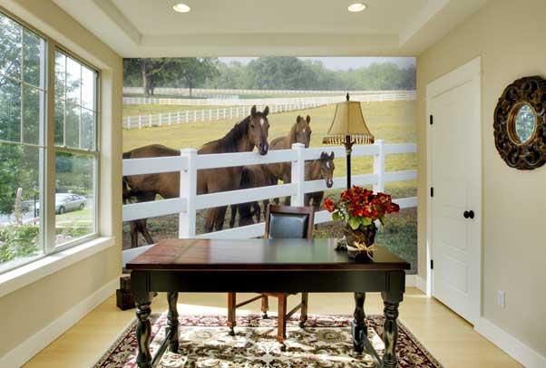 Prancing Ponies A Fox Hunt Wall Stencil Or Rodeo Themed Furniture