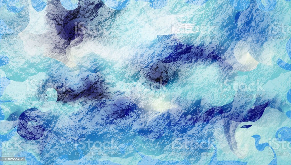 Liquid Background Wallpaper In The Form Of A Sea Wave Abstract