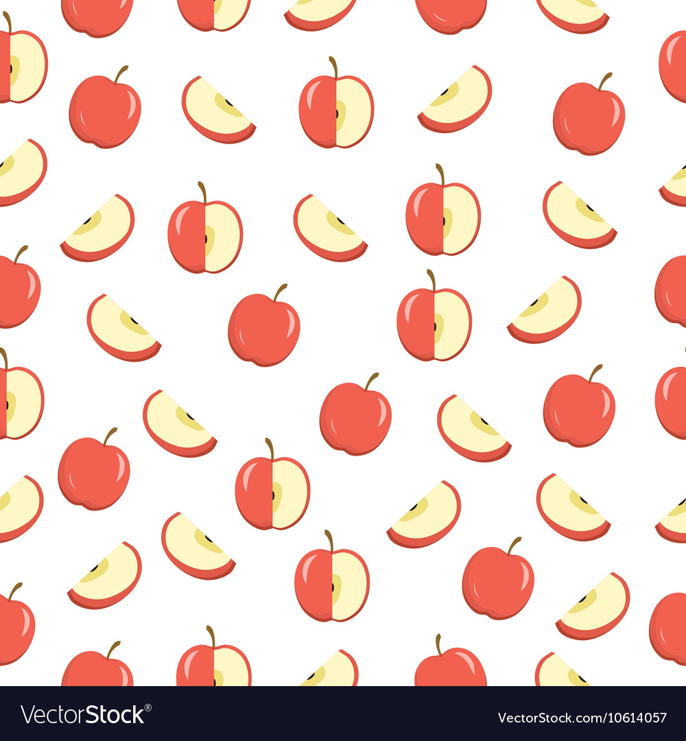 Apples Seamless Texture Background Wallpape